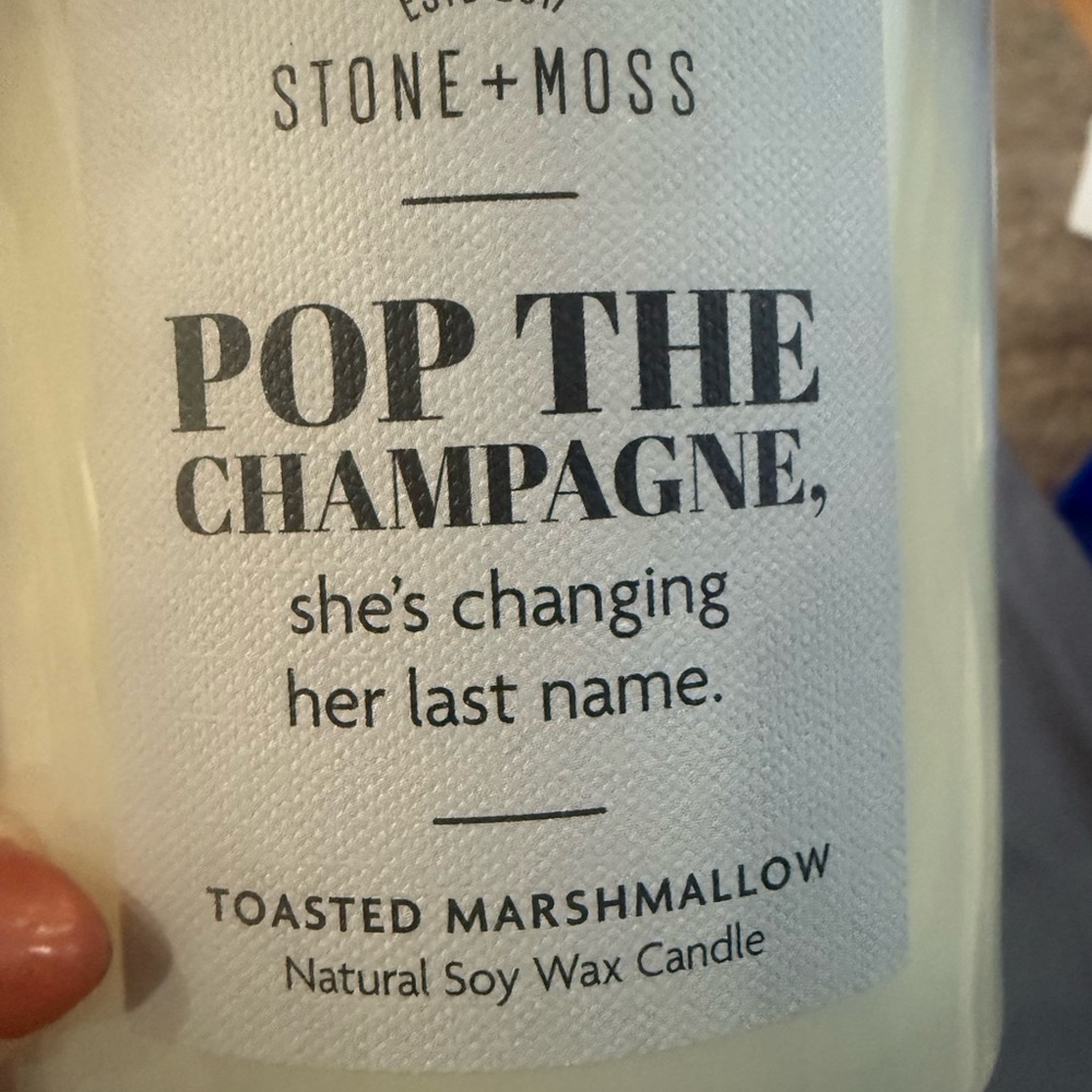 Stone + Moss Toasted Marshmallow Candle
